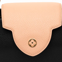 Louis Vuitton Black and Pink Taurillon Leather Capucines PM Handbag