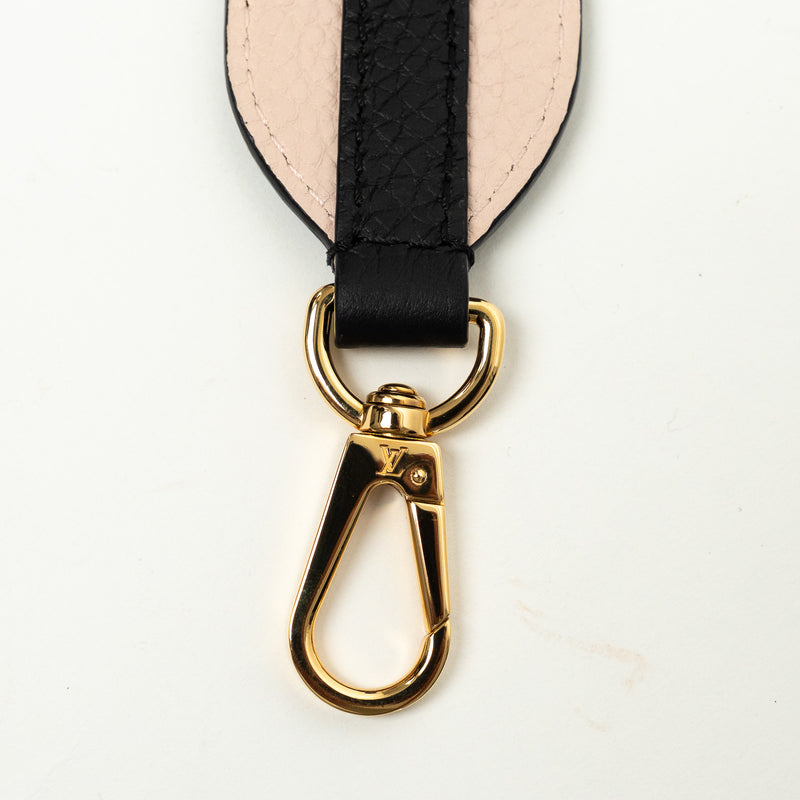 Louis Vuitton Black and Pink Taurillon Leather Capucines PM Handbag