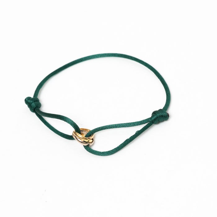 Cartier 18k Tri Gold Trinity Bracelet