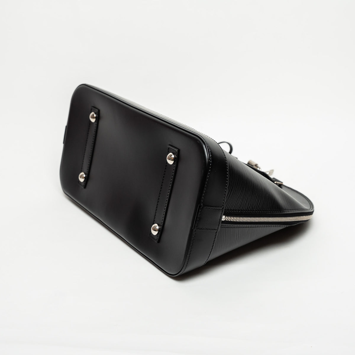 Louis Vuitton Black Epi Leather GM Alma Handbag
