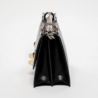 Fendi Black Calfskin Leather Kan Monster Chain Bag