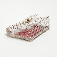 Valentino Clear PVC Rockstud Handbag