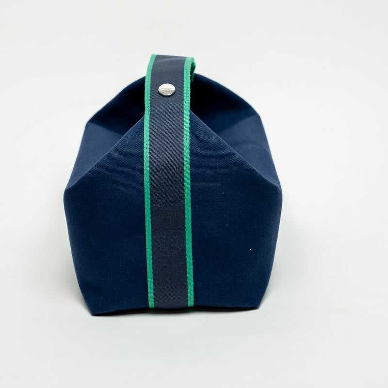 Hermes Blue Wool Large Bride-A-Brac Handbag