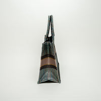Dior Metallic Multicolour Lurex Medium Book Tote