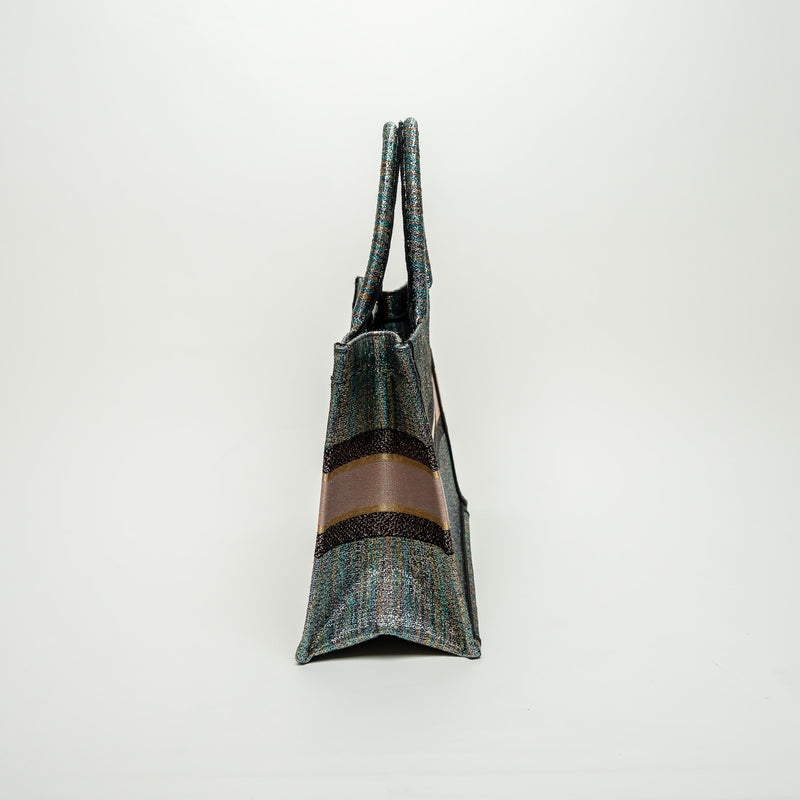 Dior Metallic Multicolour Lurex Medium Book Tote