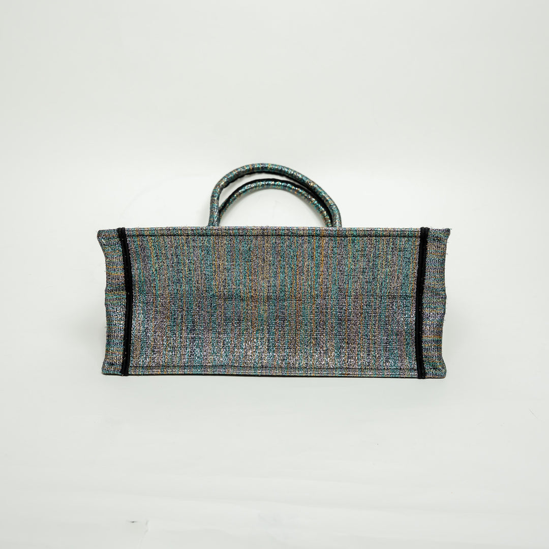 Dior Metallic Multicolour Lurex Medium Book Tote