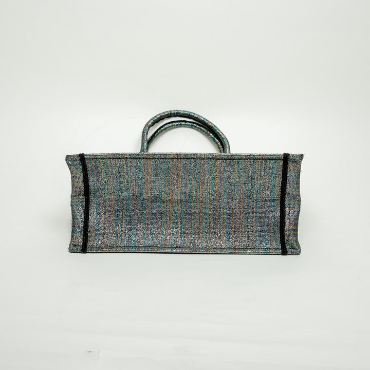Dior Metallic Multicolour Lurex Medium Book Tote