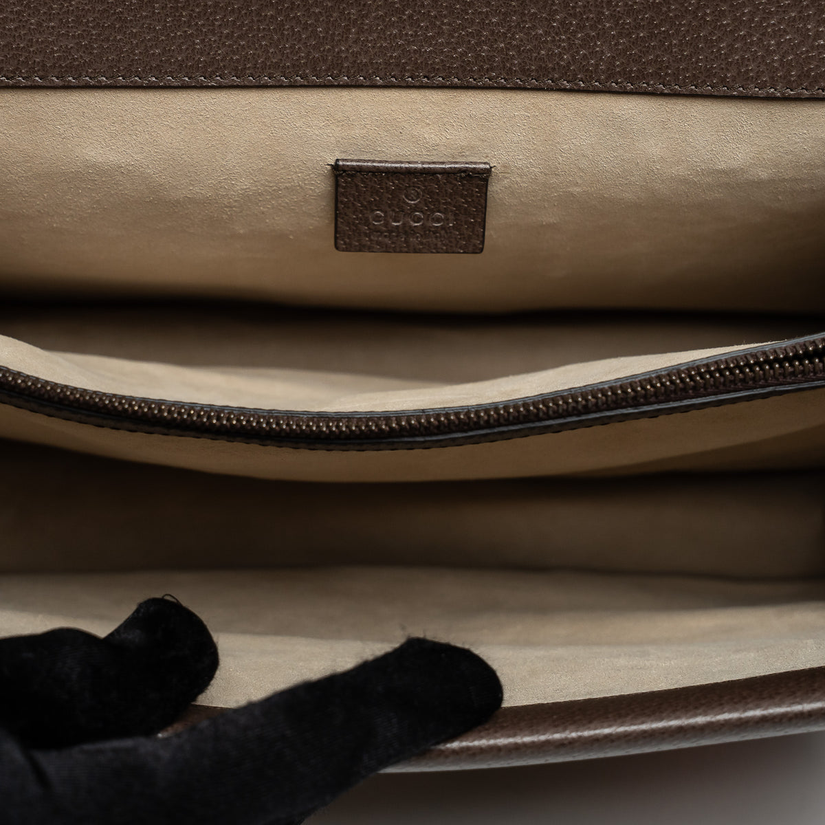 Gucci Brown Leather Embroidered Floral Web Medium Dionysus Shoulder Bag