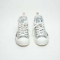 Dior White and Blue Oblique Canvas B23 League High-Top Sneaker Size 38