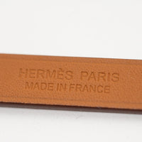 Hermes Gold Leather Kelly Choker