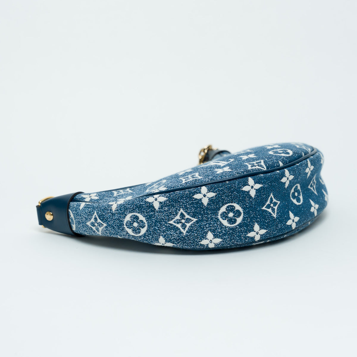 Louis Vuitton Blue Monogram Jacquard Denim Loop Handbag