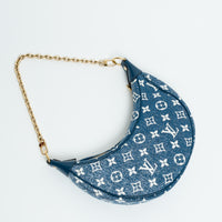 Louis Vuitton Blue Monogram Jacquard Denim Loop Handbag