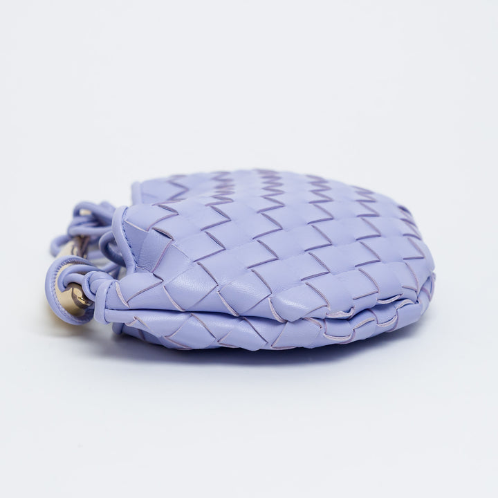Bottega Veneta Amethyst Purple Intrecciato Leather Mini Sardine Handbag