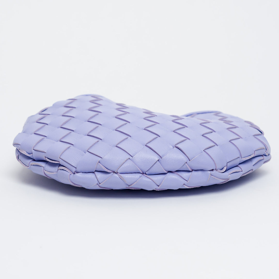 Bottega Veneta Amethyst Purple Intrecciato Leather Mini Sardine Handbag