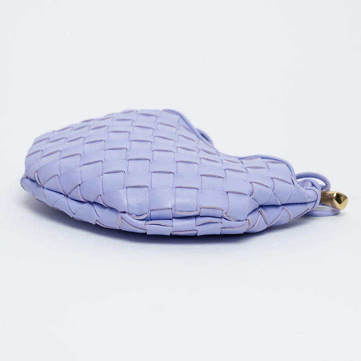Bottega Veneta Amethyst Purple Intrecciato Leather Mini Sardine Handbag