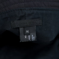 Prada Black Logo Bucket Hat Size M