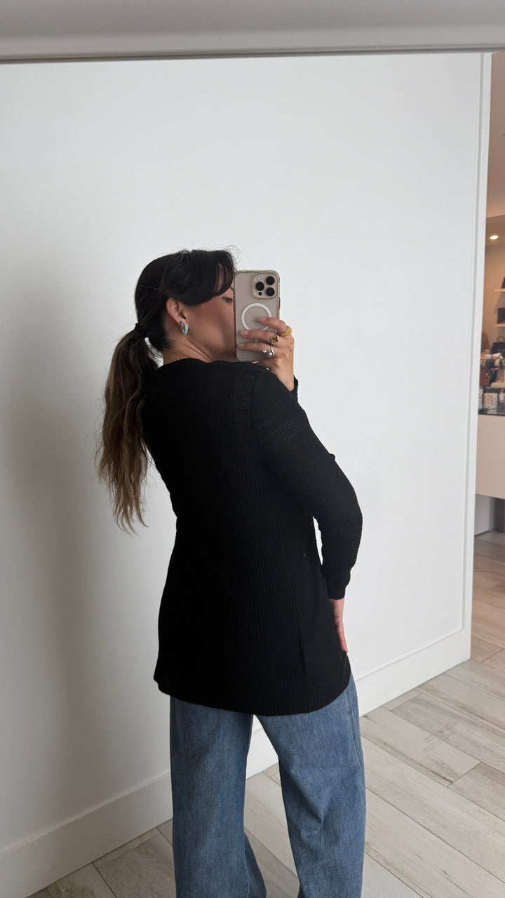 Missoni Black Knit Cardigan Size 38