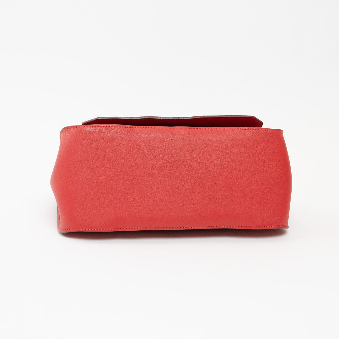 Hermes Rouge Swift Leather Jypsiere 28