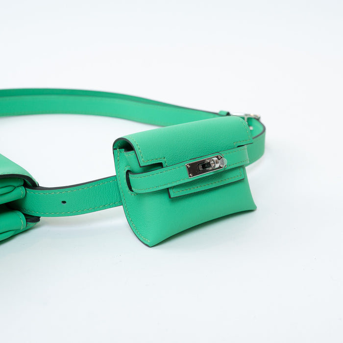 Hermes Vert Comics Swift Leather Kelly Moove Bag