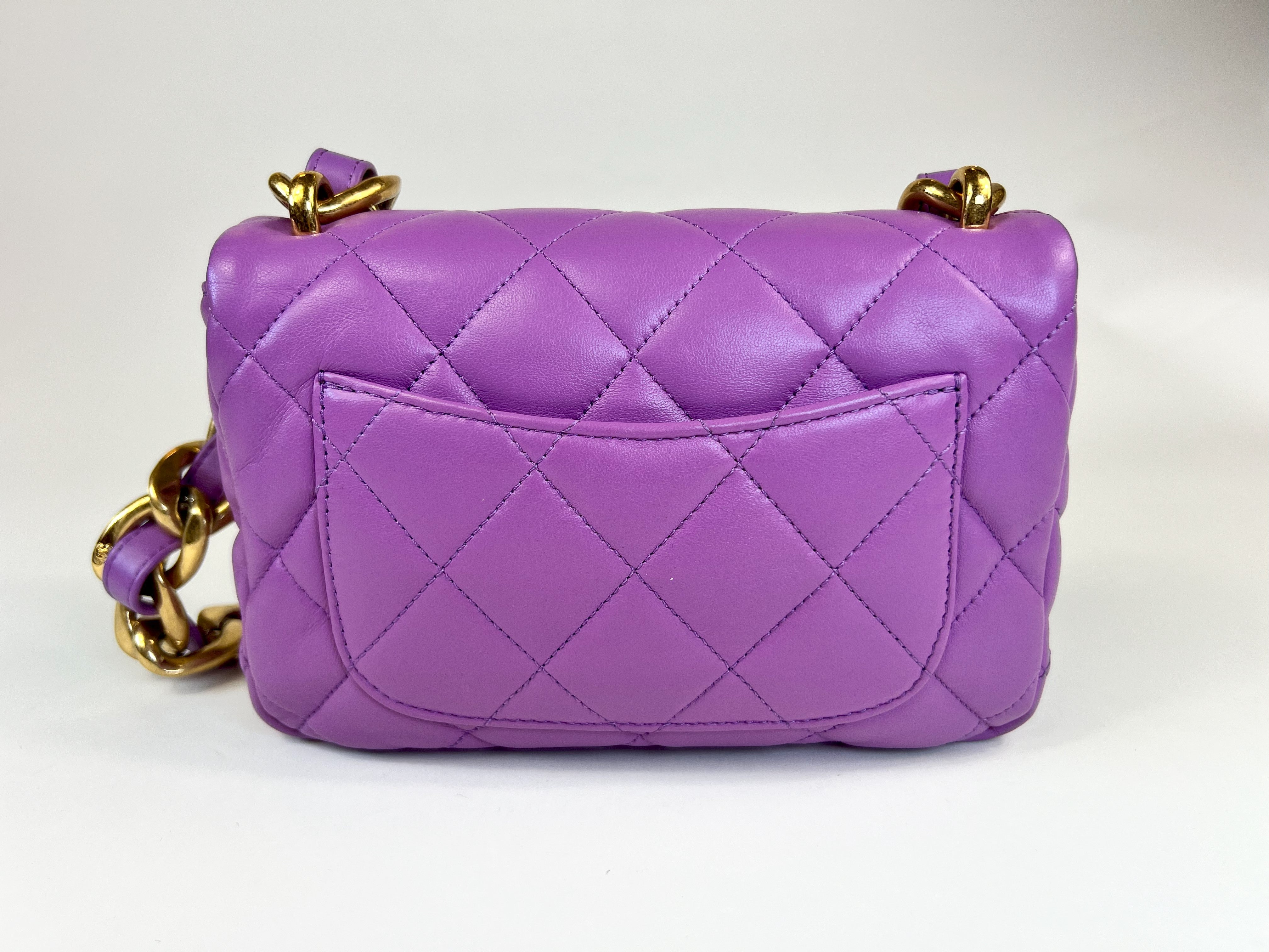 Chanel purple bag 2020 best sale