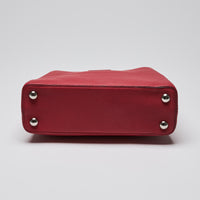 Louis Vuitton Red Taurillon Leather & Python Capuccine BB Handbag