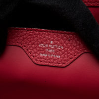 Louis Vuitton Red Taurillon Leather & Python Capuccine BB Handbag