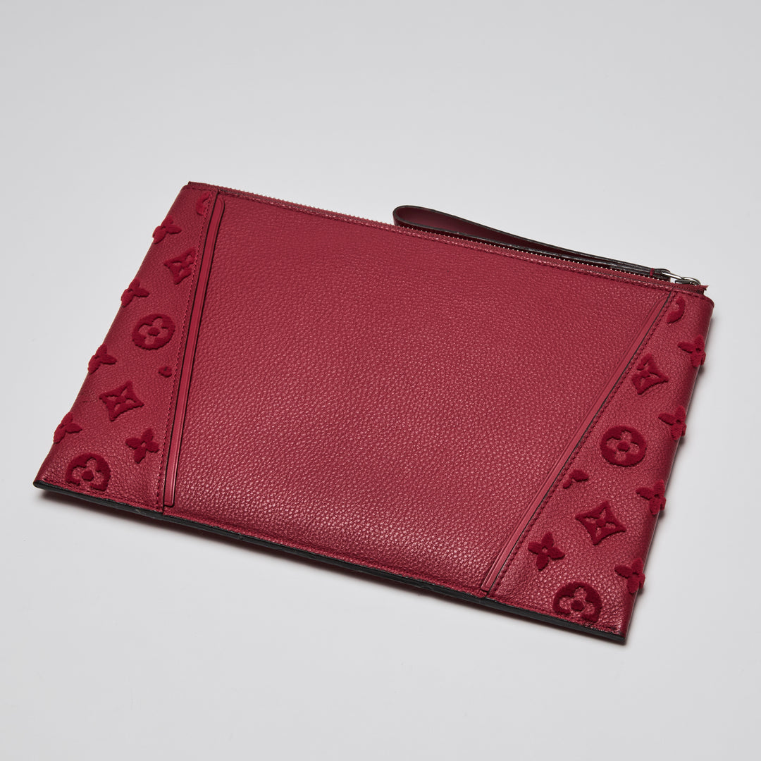Louis Vuitton Paprika Monogram Veau Cachemire Leather W Pochette