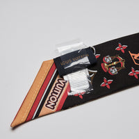 Louis Vuitton Black/ Silk Astro Libra Bandeau