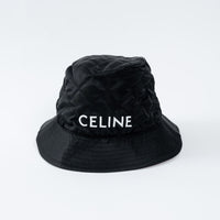 Celine Black Bucket Hat Size S