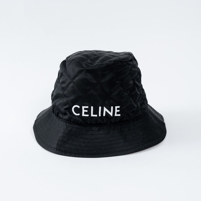 Celine Black Bucket Hat Size S