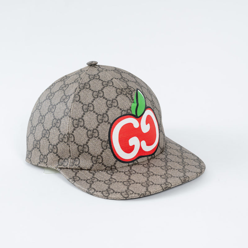 Gucci Monogram Cap with Apple Graphic Size XS