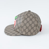 Gucci Monogram Cap with Apple Graphic Size XS