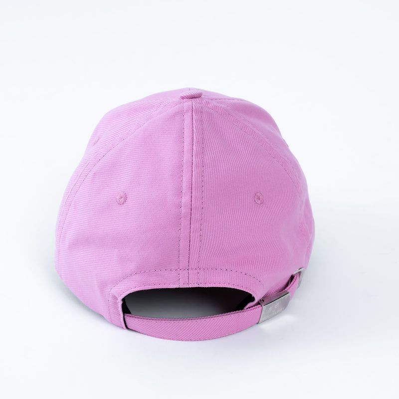 Burberry Pink Baseball Cap with Red Lettering Size M