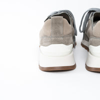 Brunello Cucinelli Grey Knit Sneakers Size 37