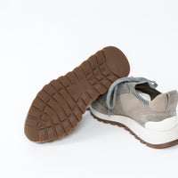 Brunello Cucinelli Grey Knit Sneakers Size 37