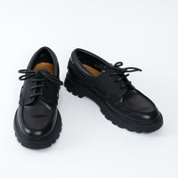Dior Black Leather and Rubber Boat Style Loafer Size 39