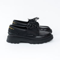 Dior Black Leather and Rubber Boat Style Loafer Size 39