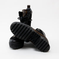 Louis Vuitton Monogram Canvas Black Suede Laureate Platform Desert Boot 36.5