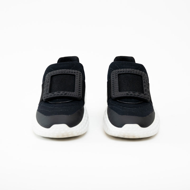 Roger Vivier Black Fabric Mesh Sneakers Size 34.5
