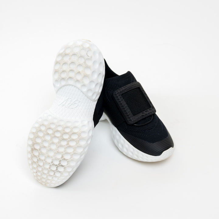 Roger Vivier Black Fabric Mesh Sneakers Size 34.5