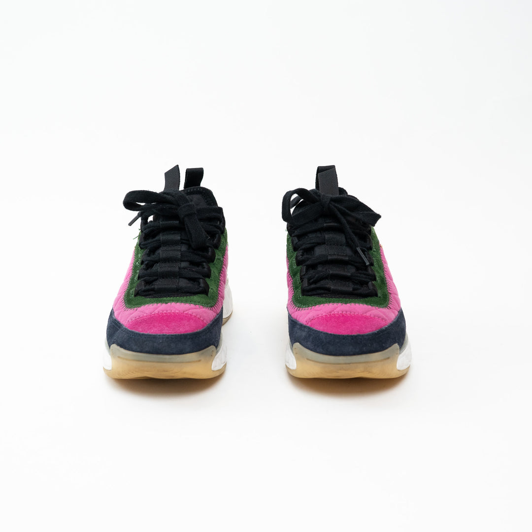 Pre-Loved Chanel™ Multicolor Suede Sneakers Size 36