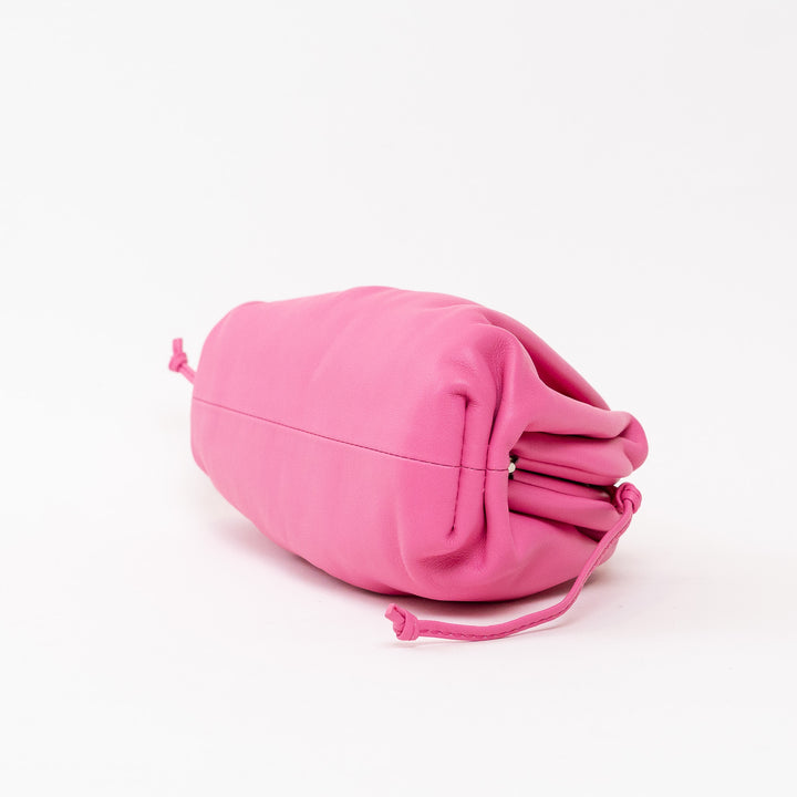 Bottega Veneta Pink Calfskin Leather The Mini Pouch