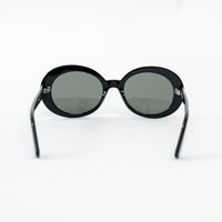 Saint Laurent Black Round Surf Sound Sunglasses