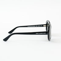Saint Laurent Black Round Surf Sound Sunglasses