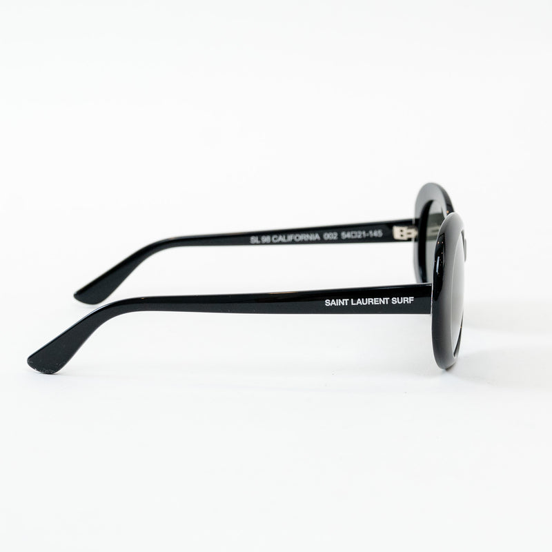 Saint Laurent Black Round Surf Sound Sunglasses