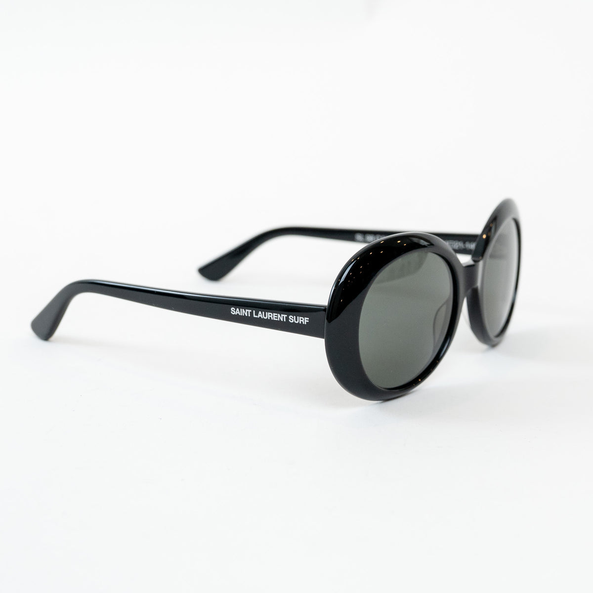 Saint Laurent Black Round Surf Sound Sunglasses
