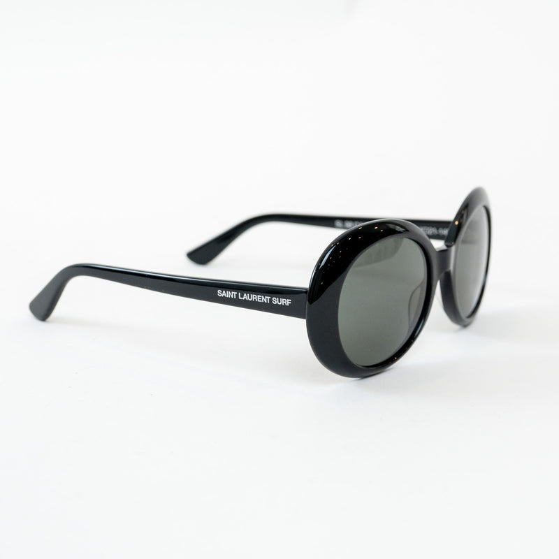 Saint Laurent Black Round Surf Sound Sunglasses