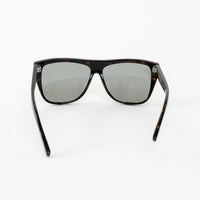 Saint Laurent Dark Tortoise Shell Rectangle Frame Glasses