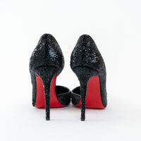 Christian Louboutin Black Velvet Iriza Pumps Size 39.5