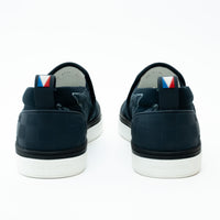 Louis Vuitton Navy Canvas Slip-on Shoes Size 8.5